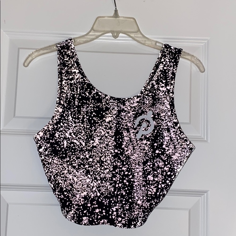 NWOT Peloton x lululemon reflective crop tank top